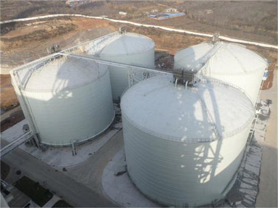 云南5000吨立式粉煤灰储存罐